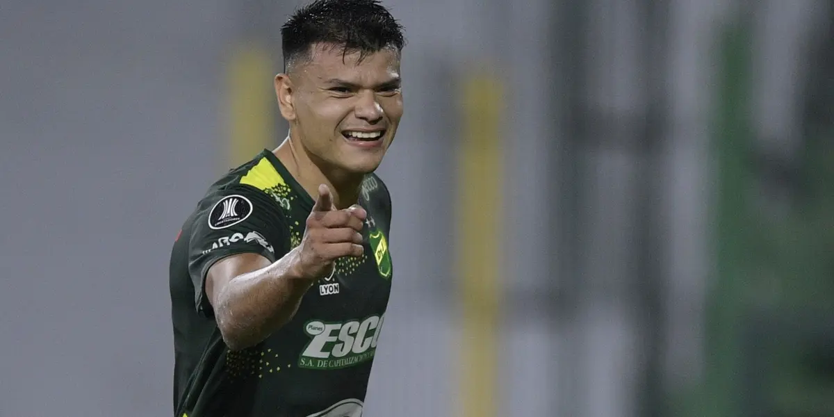 Walter Bou convirtió el primer gol en la victoria de Defensa y Justicia por 3 a 2 sobre el Millonario.