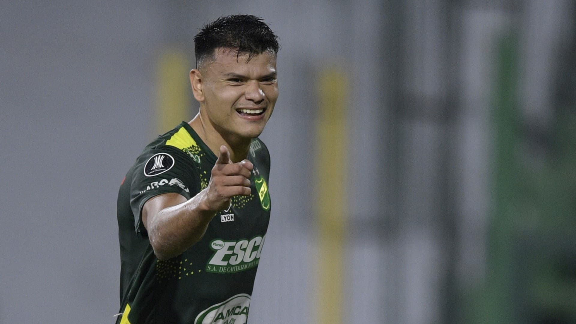 Walter Bou convirtió el primer gol en la victoria de Defensa y Justicia por 3 a 2 sobre el Millonario.