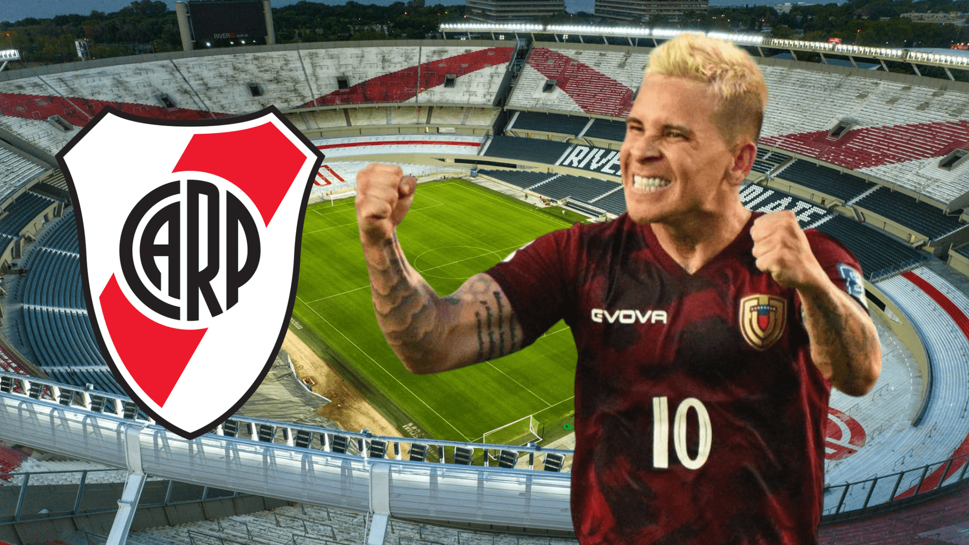 Yeferson Soteldo (Foto tomada de: River Plate/Venezuela/Wikipedia)