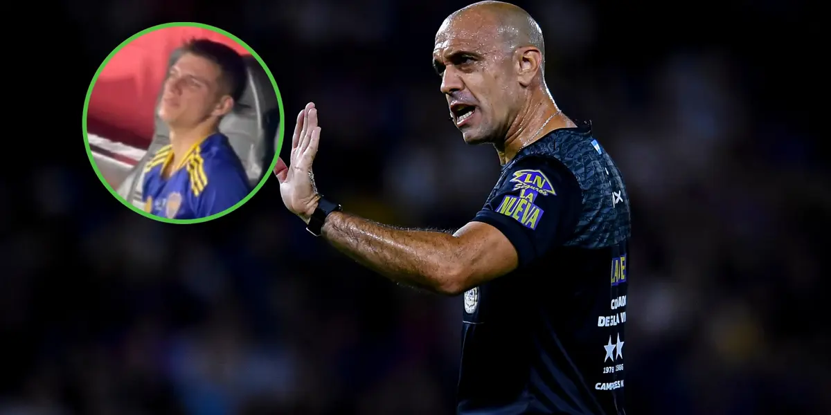 Zenón se retiró llorando del partido (Foto Baires / Edición).