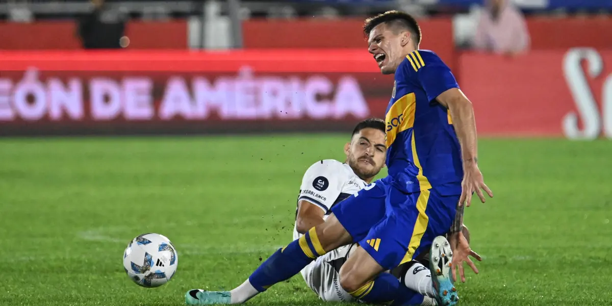 Zenón sufrió una dura entrada de Garayalde (Foto Baires).