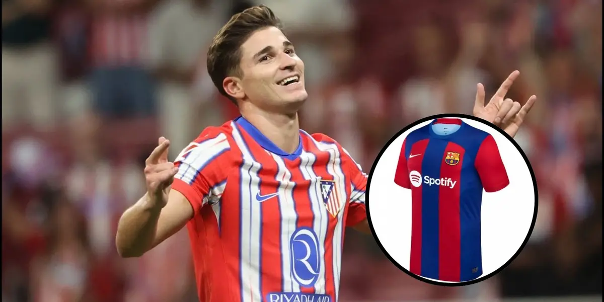 (FOTO) Según la IA de 'X', así se vería a Julián Álvarez con la