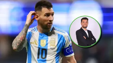 Lionel Messi en la Copa América.