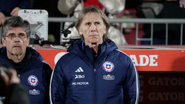 Ricardo Gareca dirigiendo a Chile